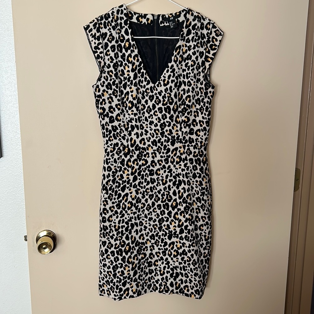 H&M Cheetah print dress